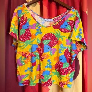 Vintage Yellow Fruit Tee